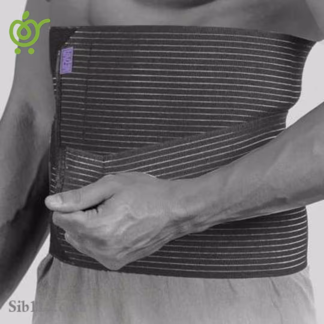 شکم بند تنفسی با کش دابل کد V203 ورنا