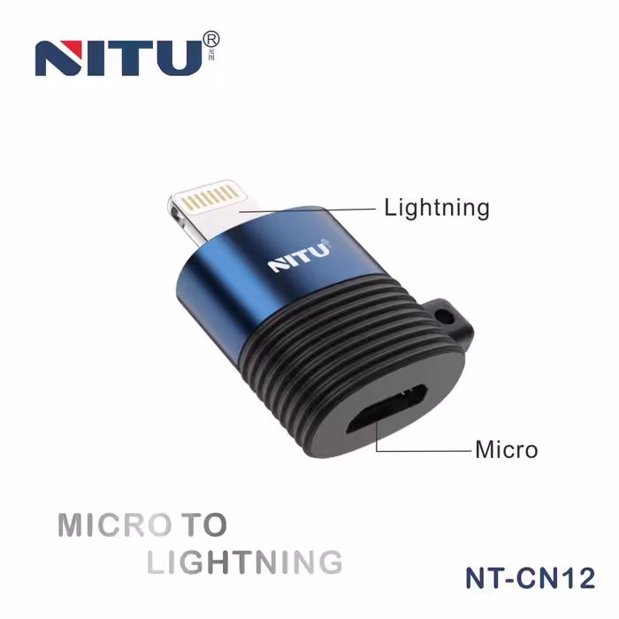 تبدیل NITU CN12 MicroUSB To Lightning