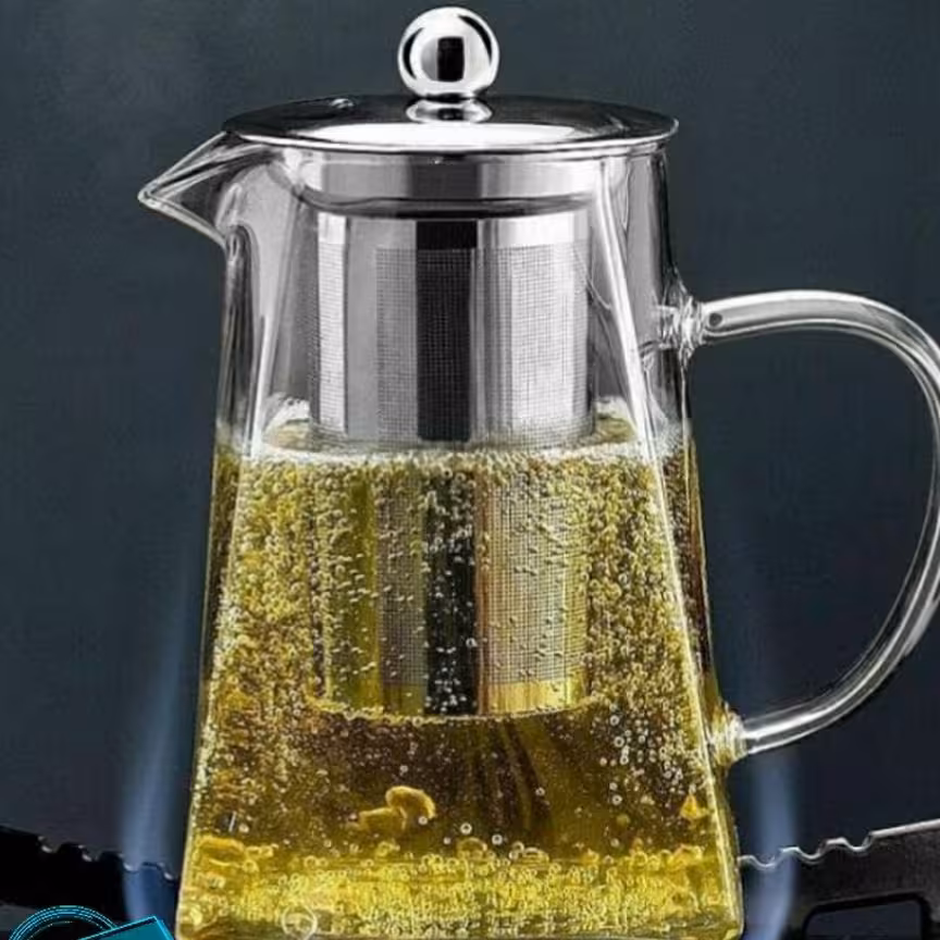 قوری هرمی پیرکس 750میل شعله مستقیم
