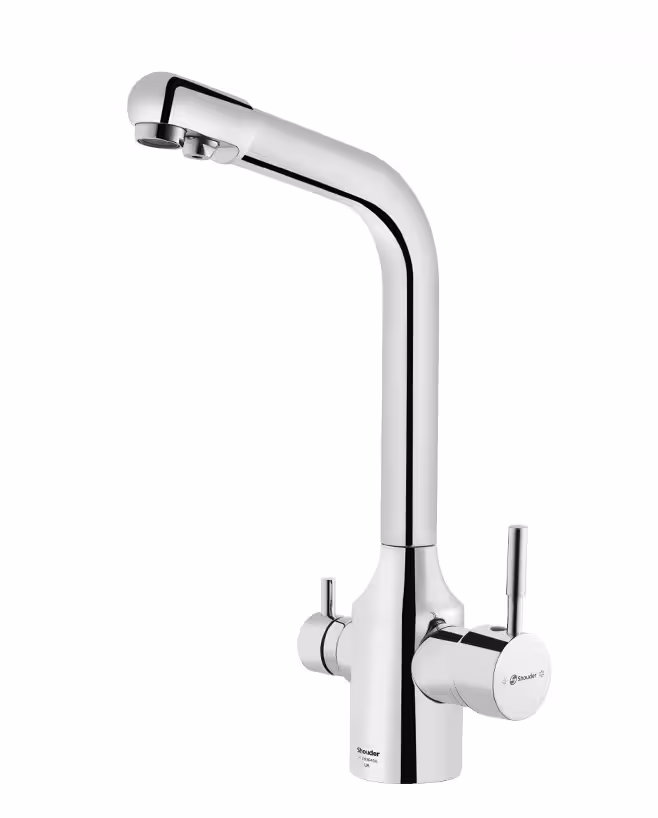 شیر آشپزخانه دو منظوره شودر مدل آلبرتا کروم