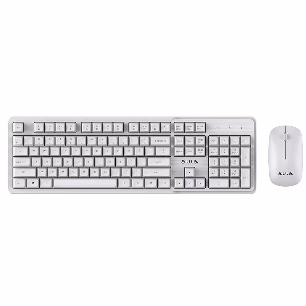 کیبورد و ماوس بی سیم آئولا مدل AC202Wireless Keyboard and Mouse Aula AC202