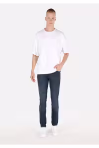 شلوار جین نیلی مردان باریک و متناسب Colin’s