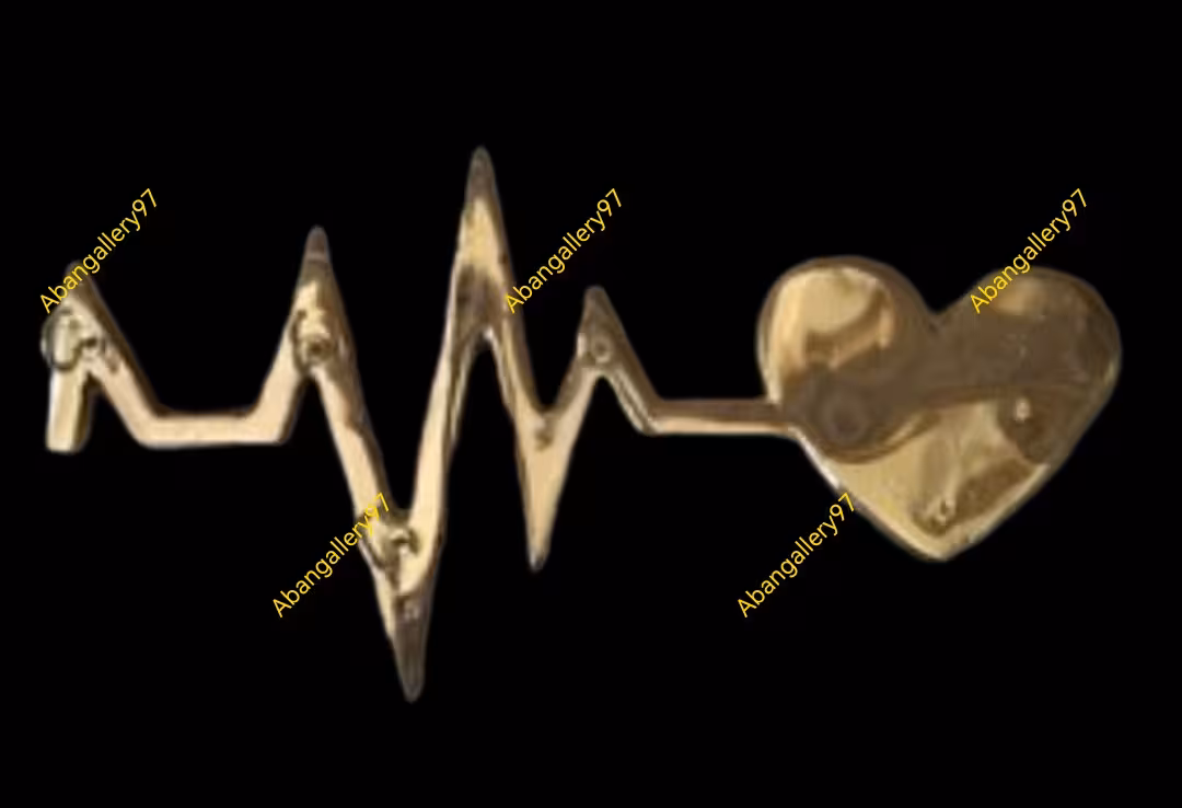 جا کلیدی برنجی ضربان قلب