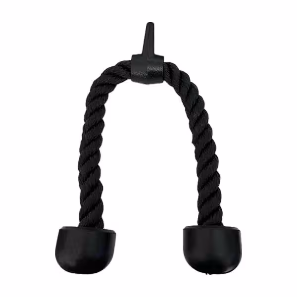 دسته طناب تمرین پشت بازو دوبل طول 55 سانتیمتر