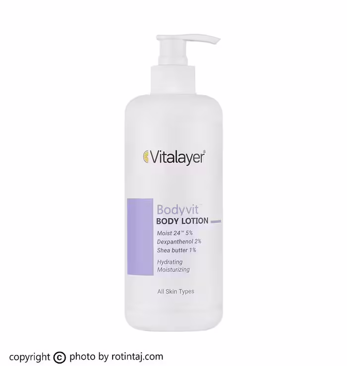 لوسیون بدن بادی ویت ویتالیر، لوسیون مرطوب کننده بدن Bodyvit ویتالیر 500 میلی