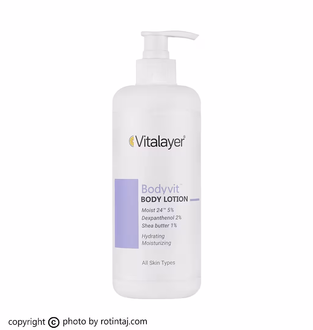 لوسیون بدن بادی ویت ویتالیر، لوسیون مرطوب کننده بدن Bodyvit ویتالیر 500 میلی