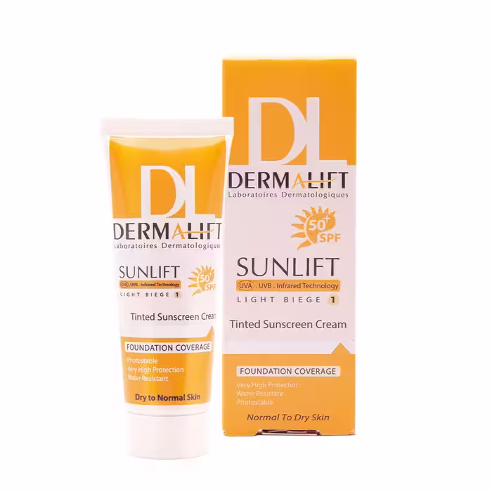 درمالیفت-ضد افتاب SPF50پوست خشک شماره1