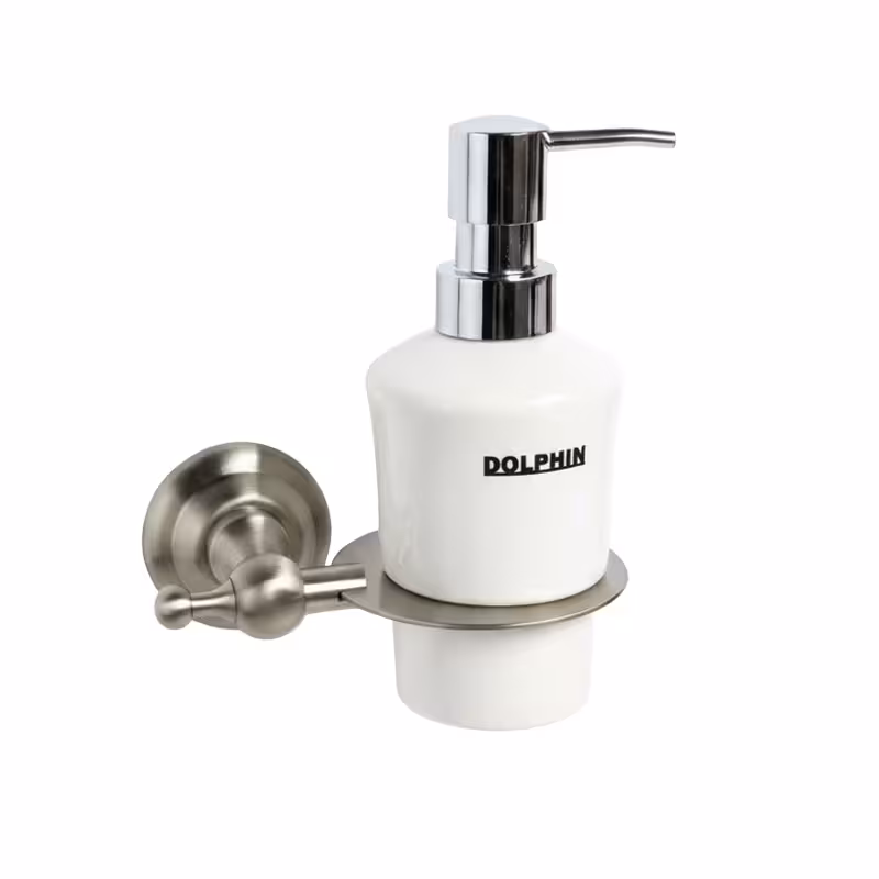 پمپ مایع دستشویی دلفین مدل 3230-ss | کروم مات | گارانتی اصالت و سلامت فیزیکی کالا