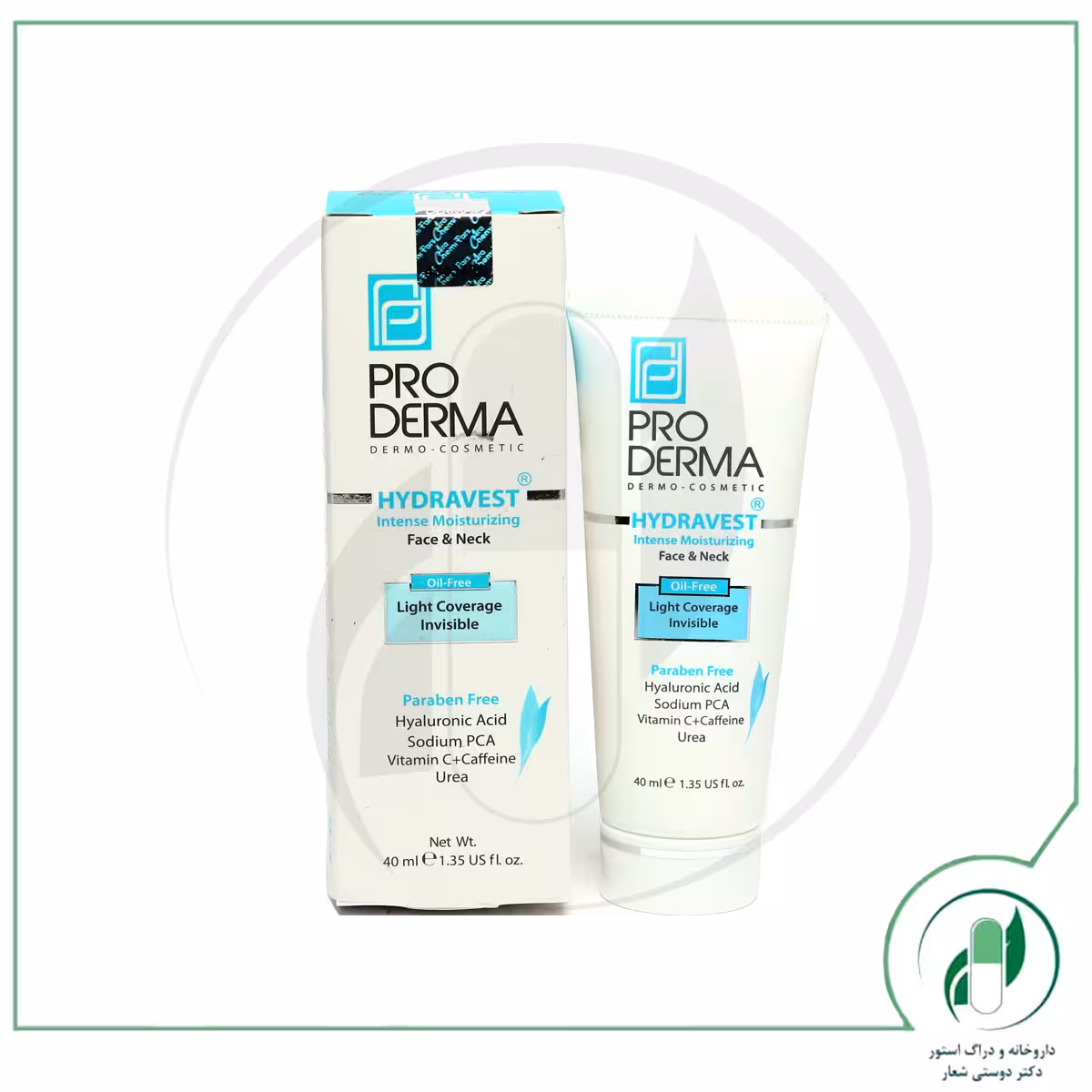 مرطوب کننده قوی فاقد چربی صورت و گردن پرودرما – Pro Derma