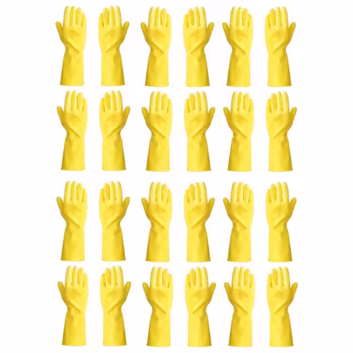 دستکش رزمریم مدیوم صورتی 12 بسته