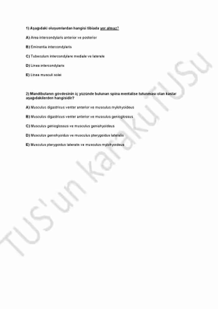 خرید و دانلود نسخه کامل کتاب TUS’un karakuTUS’u 3.Tus Deneme Sınav Kitapçığı