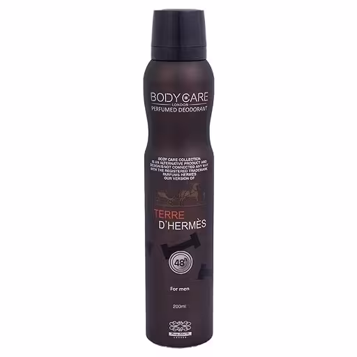 بادی کر اسپری بدن مردانه 200 میل BODY CARE رایحه TERRE D'HERMES