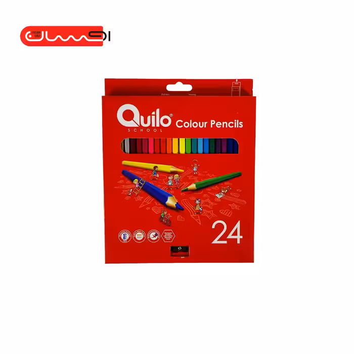 مداد رنگی 24 رنگ کویلو