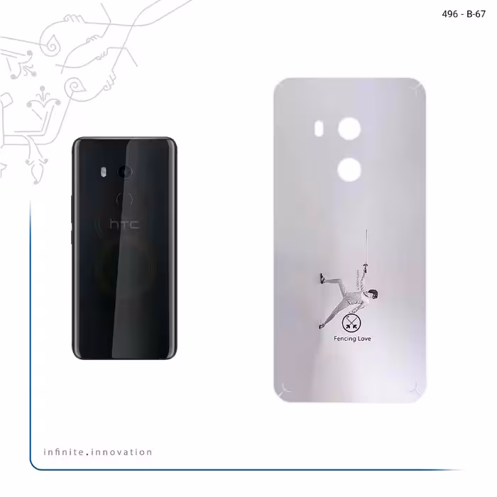 برچسب پوششی ماهوت مدل Fencing مناسب برای گوشی موبایل اچ تی سی U11 Plus