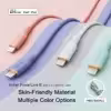 کابل تبدیل USB-C به لایتنینگ انکر مدل Power Line III Flow A8662 طول 09 متر