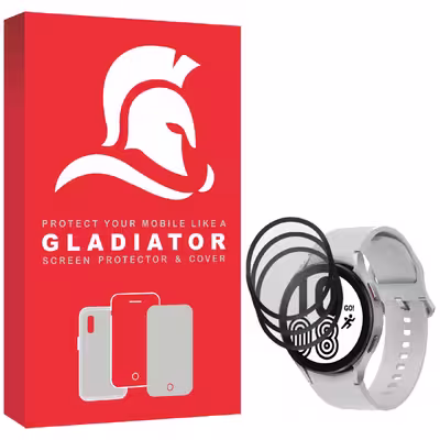 محافظ صفحه نمایش گلادیاتور مدل GWP3000 مناسب برای ساعت هوشمند سامسونگ Watch 4 44mm بسته سه عددی