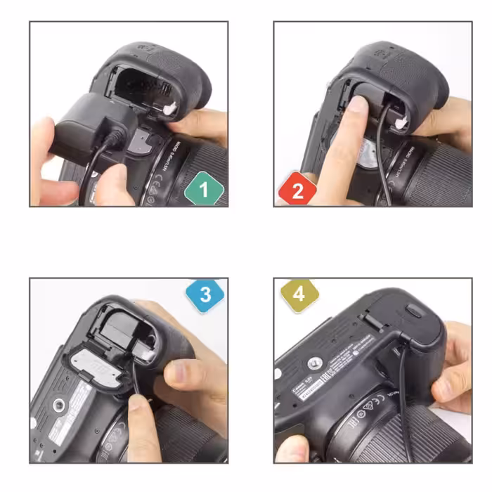 شارژر باتری دوربین مدل برق مستقیم EN-EL14-AC-EU