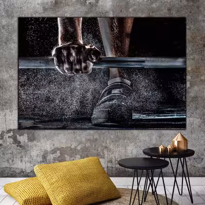 تابلو شاسی بکلیت طرح ورزشی وزنه برداری مدل SH-S7287