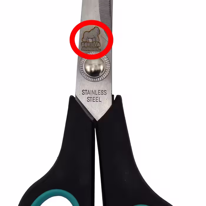 قیچی خیاطی گوریلا کد YP-M-RX-21CM