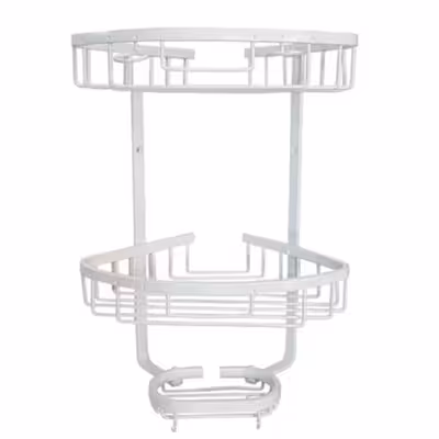 قفسه حمام مدل آلومینیومی کنج