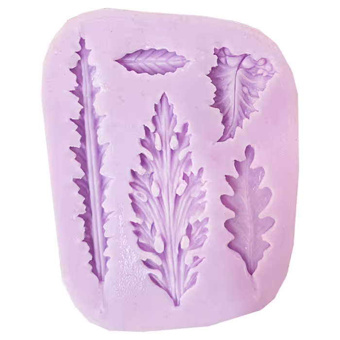 قالب مالد فوندانت مدل برگ کد 5