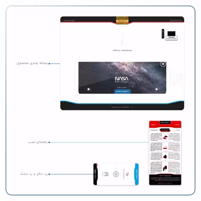 برچسب پوششی ماهوت مدل Universe-by-NASA-3 مناسب برای تبلت سامسونگ Galaxy Tab S2 9.7 2015 T810