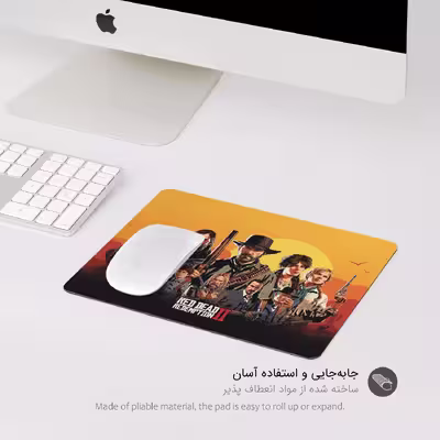 ماوس پد پیکسل میکسل مدل RED DEAD REDEMPTION2 کد GARD03