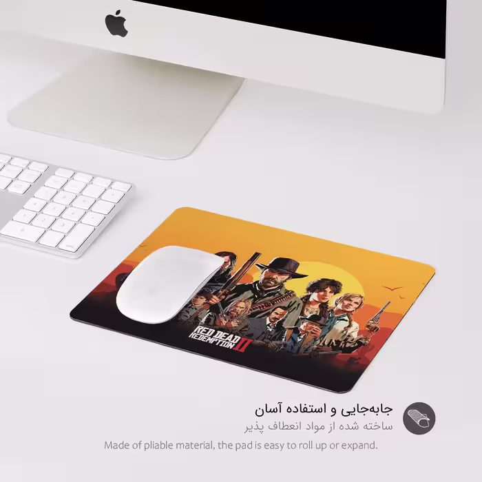 ماوس پد پیکسل میکسل مدل RED DEAD REDEMPTION2 کد GARD03