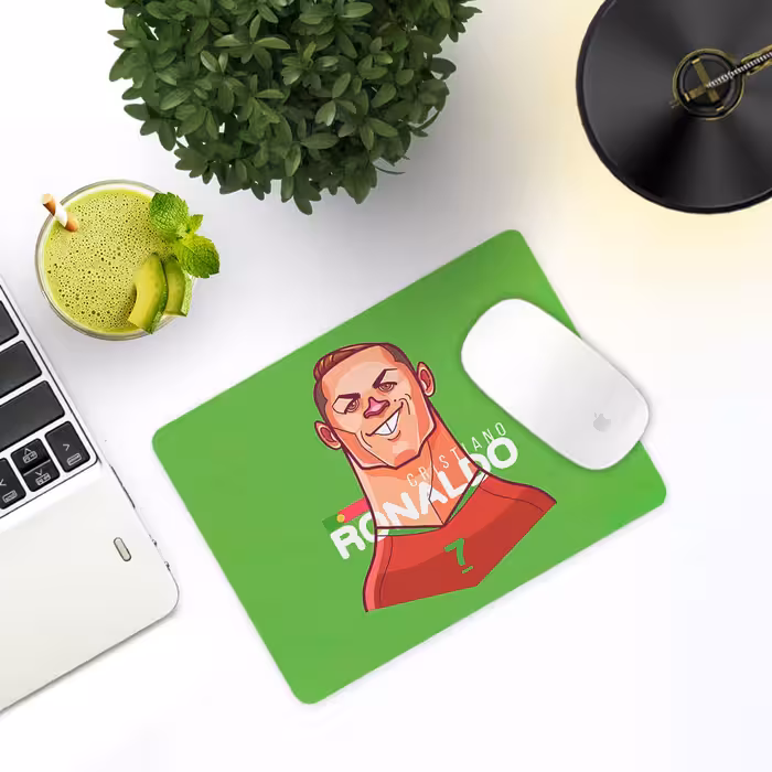 ماوس پد ترمه طراحان ایده مدل  کریستیانو رونالدو کد cfp1890