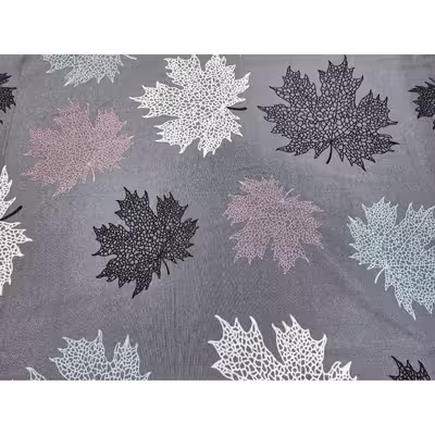 ملحفه مدل کشدار طرح پاییزی یکونیم نفره سایز 120×200 سانتی متر