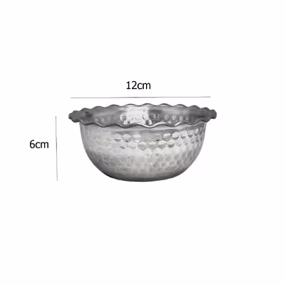 کاسه مدل روحی طرح پولکی کد 2555 مجموعه 3 عددی