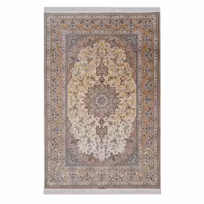 فرش دستبافت چهار متری مدل اصفهان آبتین کد 1232