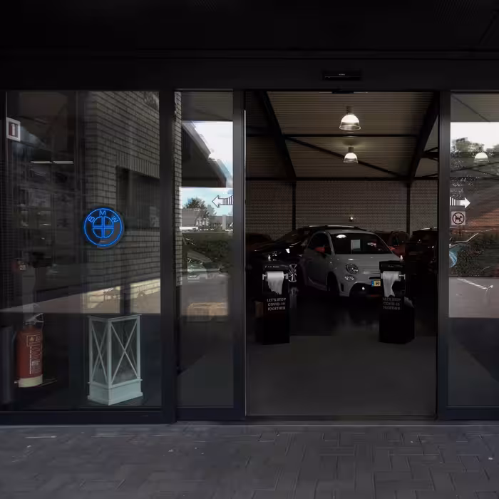 چراغ دیواری نئون دیزاین طرح BL_BL