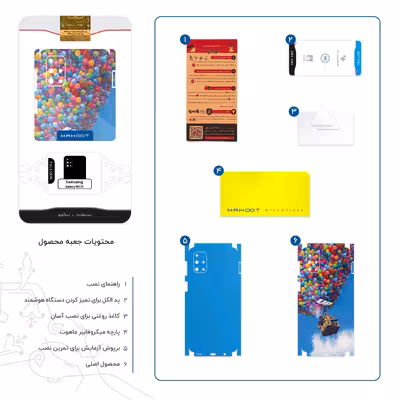 برچسب پوششی ماهوت مدل UP-FullSkin مناسب برای گوشی موبایل سامسونگ Galaxy M31S