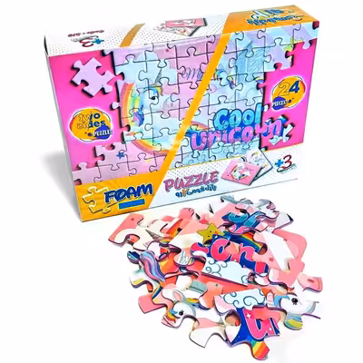 پازل 24 تکه فنسی مدل اسب تک شاخ