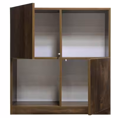 کتابخانه مدل قفسه  ای دربدار IKE327