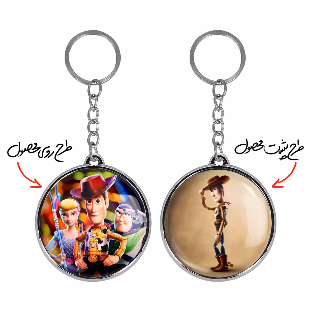 جاکلیدی خندالو طرح داستان اسباب بازی ها مدل دوطرفه کد 16021609