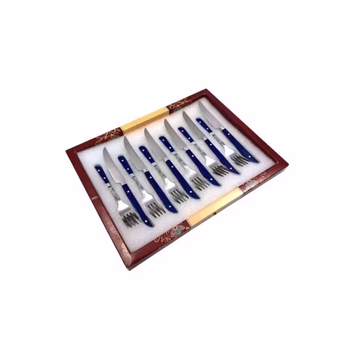 ست کارد و چنگال 12 پارچه اصیل زنجان کد 01
