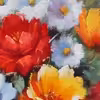 تابلو بوم چاپی طرح گلدان گل کد ART-2945