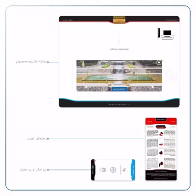 برچسب پوششی ماهوت مدل SHAHZADEH-Garden مناسب برای تبلت سامسونگ Galaxy Tab S2 9.7 2016 T819N