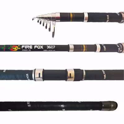 چوب ماهیگیری فایرفاکس مدل Advanced Rod 3.60 به همراه طعمه ماهیگیری