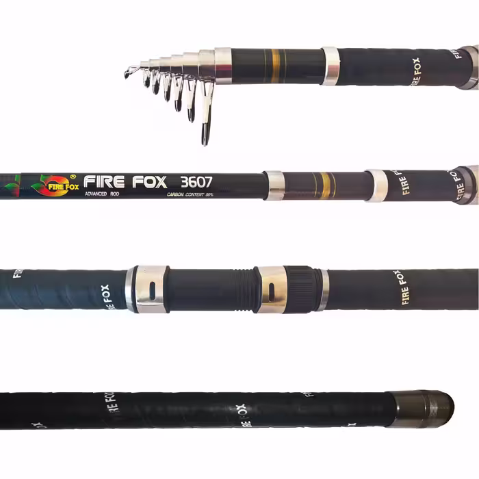 چوب ماهیگیری فایرفاکس مدل Advanced Rod 3.60 به همراه طعمه ماهیگیری
