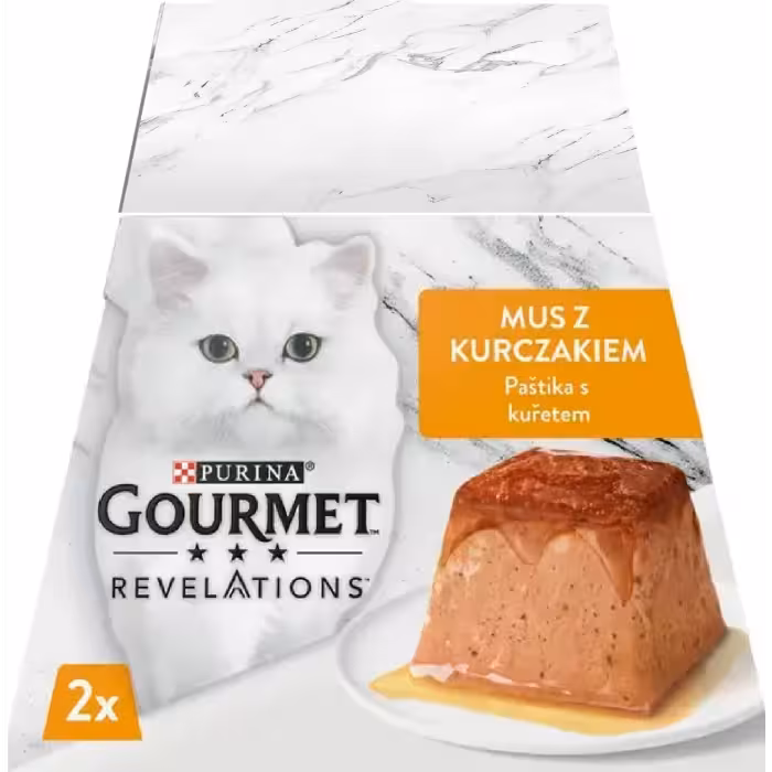 دسر گربه گورمه موس مرغ در سس  2 عددی