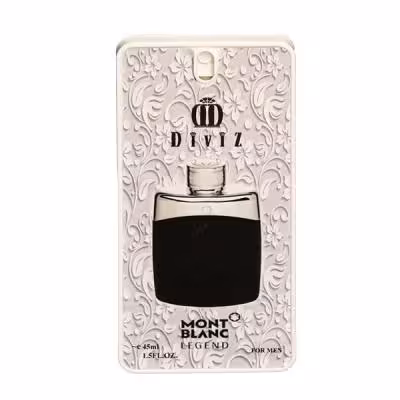 عطر جیبی مردانه دیوایز DIVIZ رایحه لجند مونت بلانک MONT BLANK حجم 45 میلی لیتر