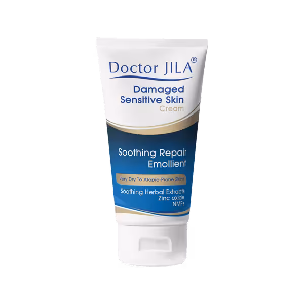 کرم نرم کننده پوست های حساس و آسیب دیده دکتر ژیلا Doctor Jila Damaged And Sensitive Skin Cream