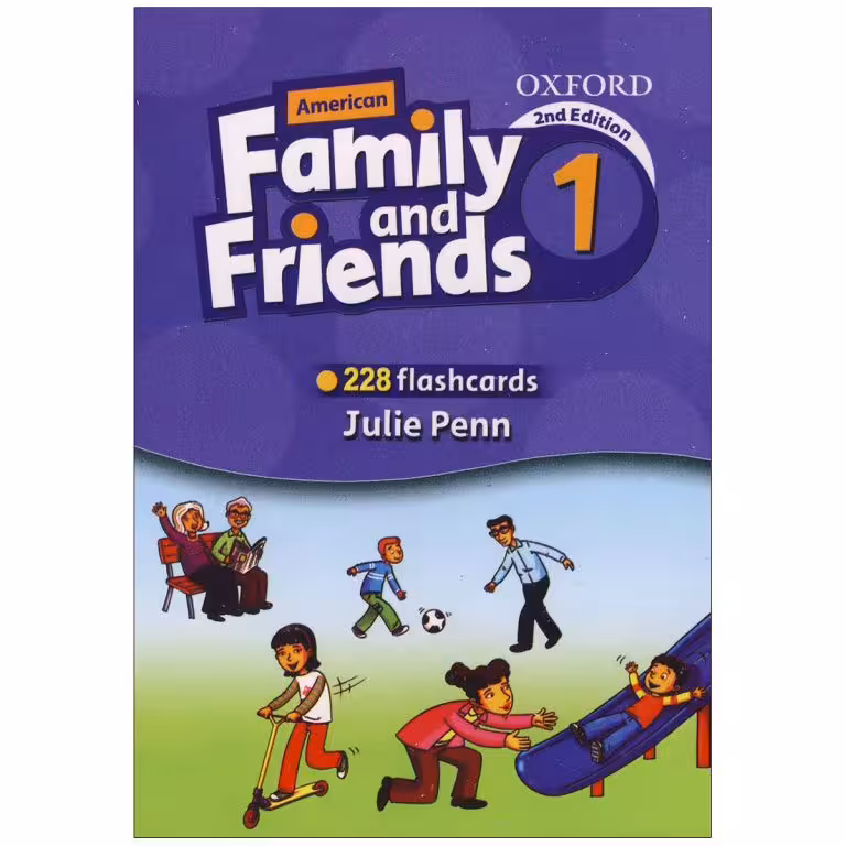 Family and Friends 1 2nd Flash Cards (فلش کارت)