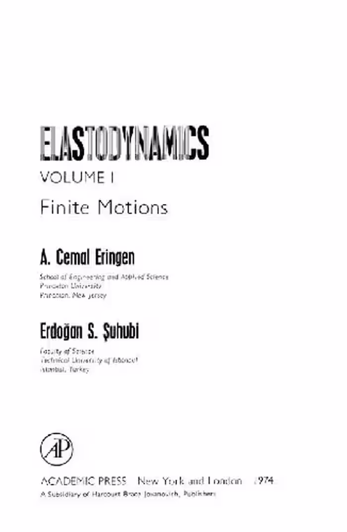 خرید و دانلود نسخه کامل کتاب Elastodynamics
