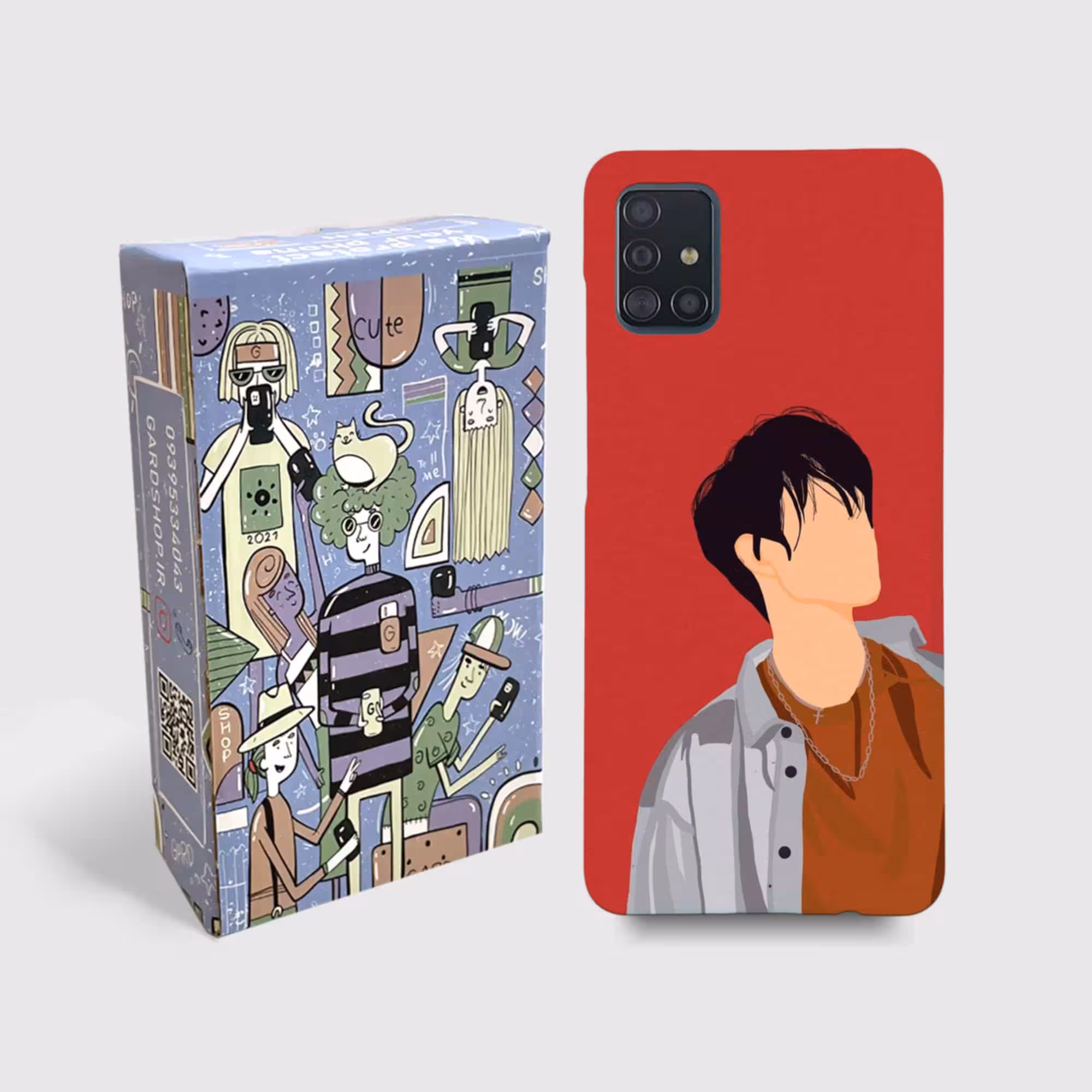 کاور گارد قاب مناسب برای گوشی موبایل سامسونگ a51 -کدg1019