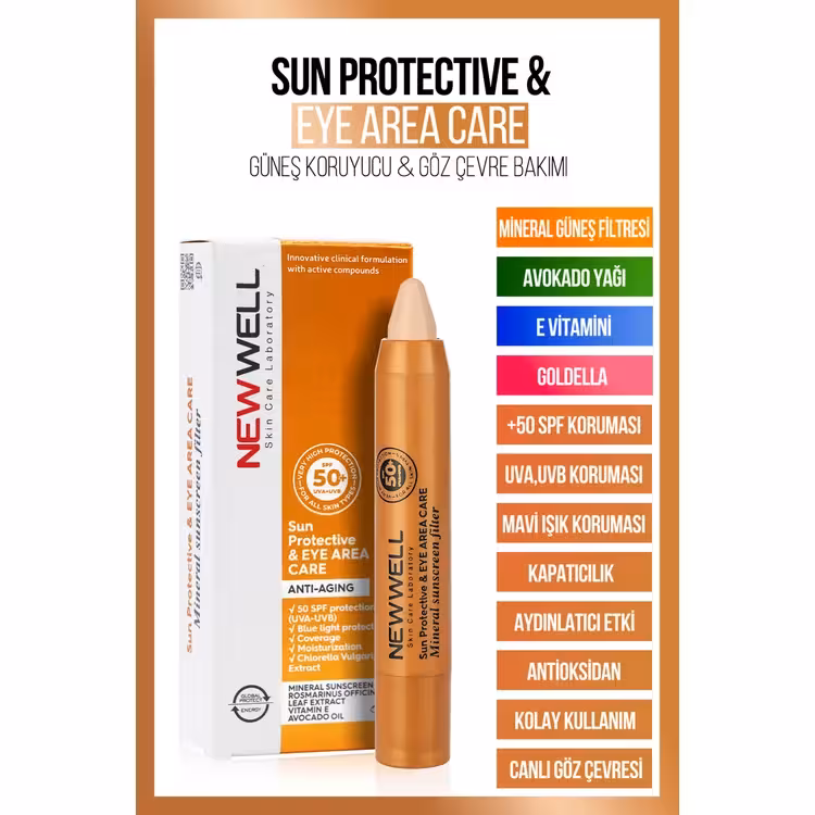 مداد کانسلیر دور چشم حاوی ضدآفتاب با SPF  50 حجم 3 گرم