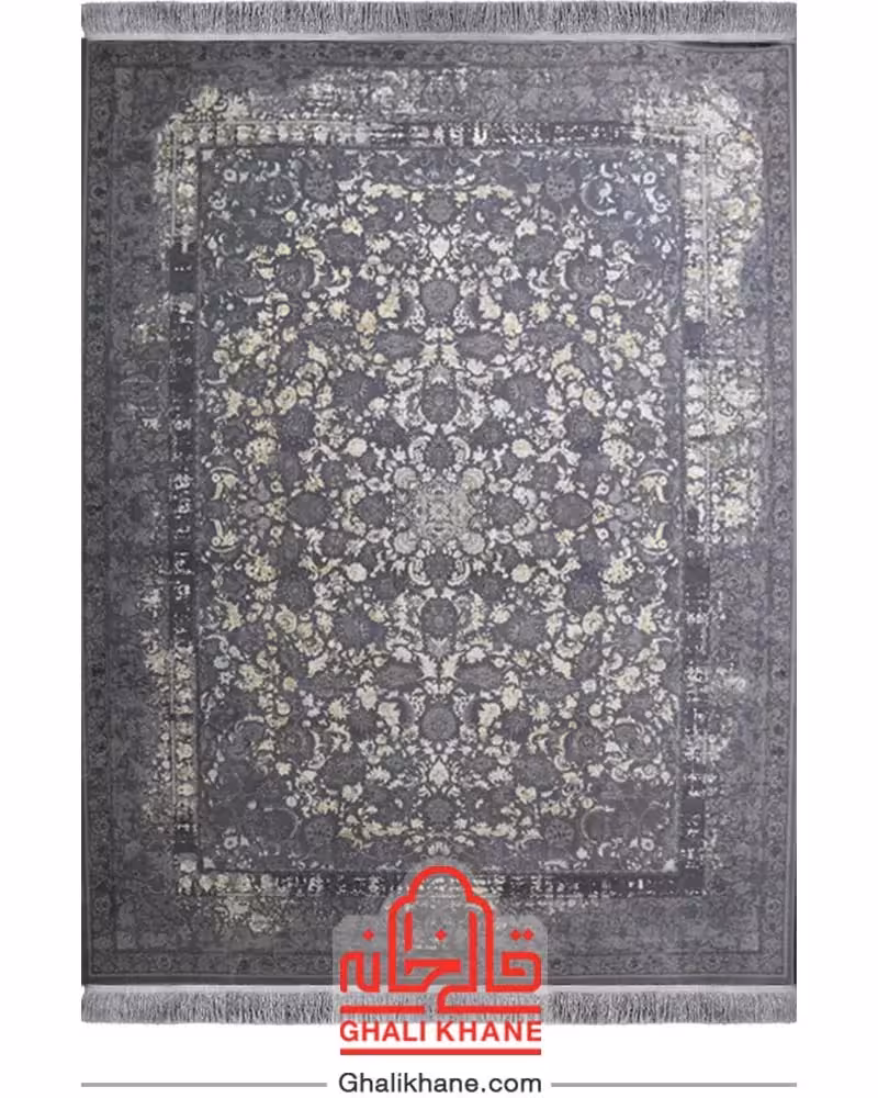فرش تهران 1200 شانه طرح الوند طوسی دودی